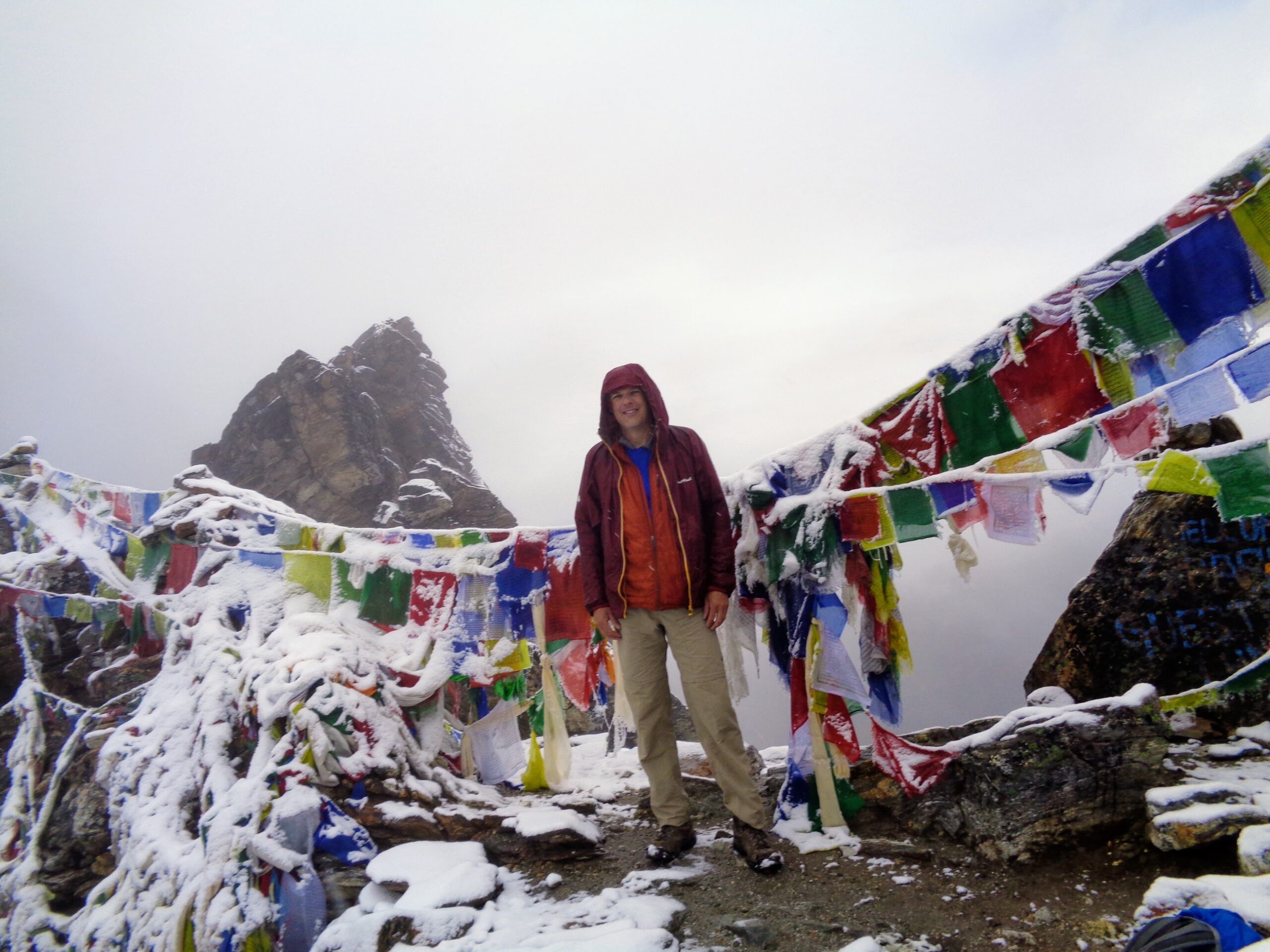 Everest Three Pass Trek — high altitude Himalayan peaks and mountain landscape in the Khumbu region