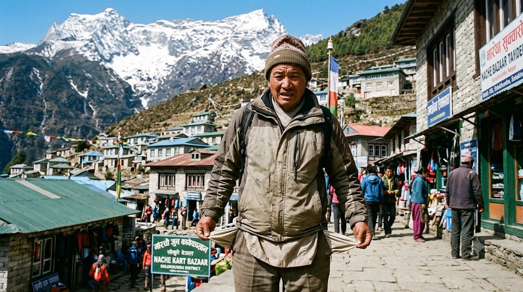 Nepal trekking company pricing — guide with empty pockets